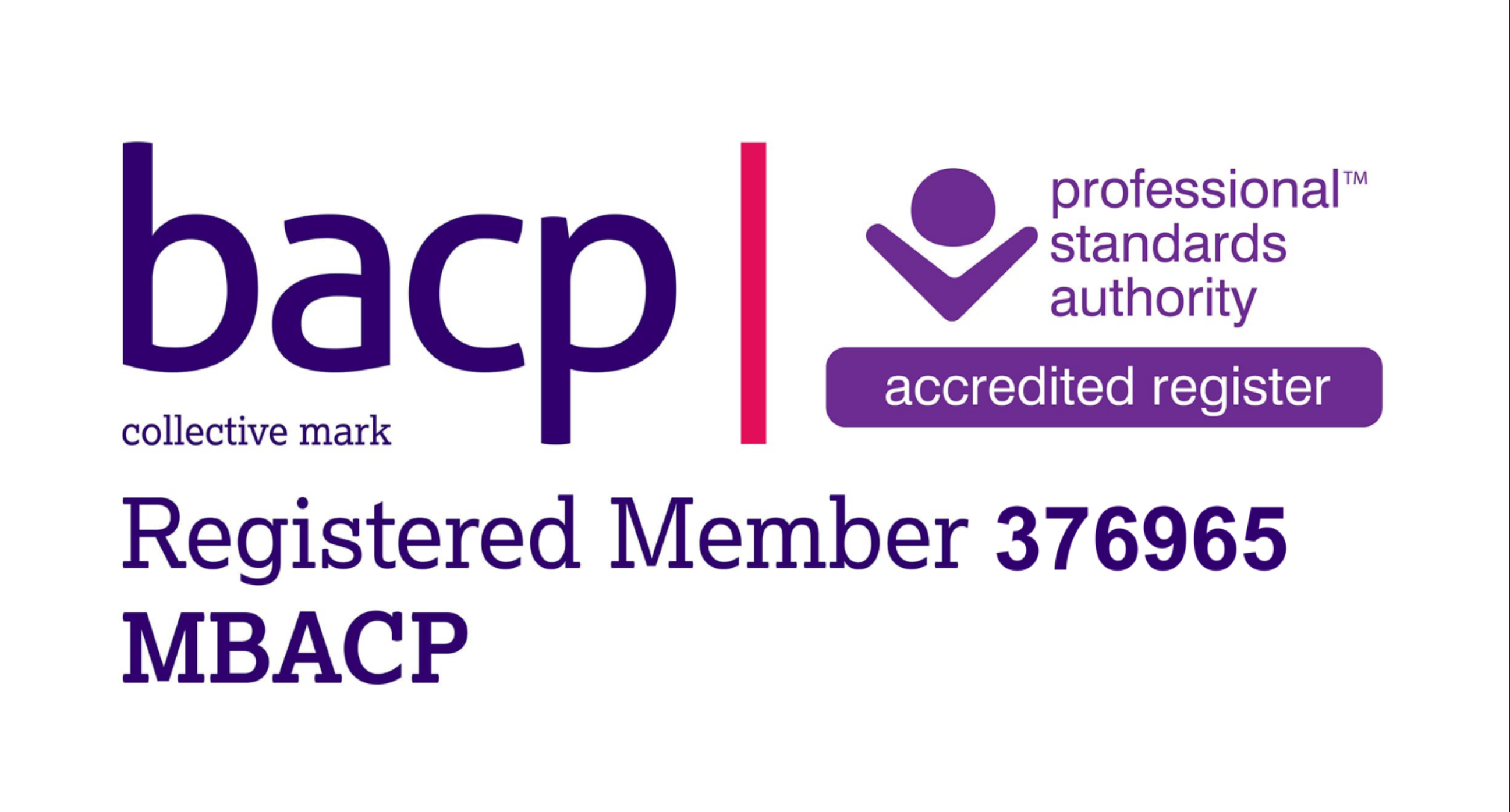 BACP accreditation badge
